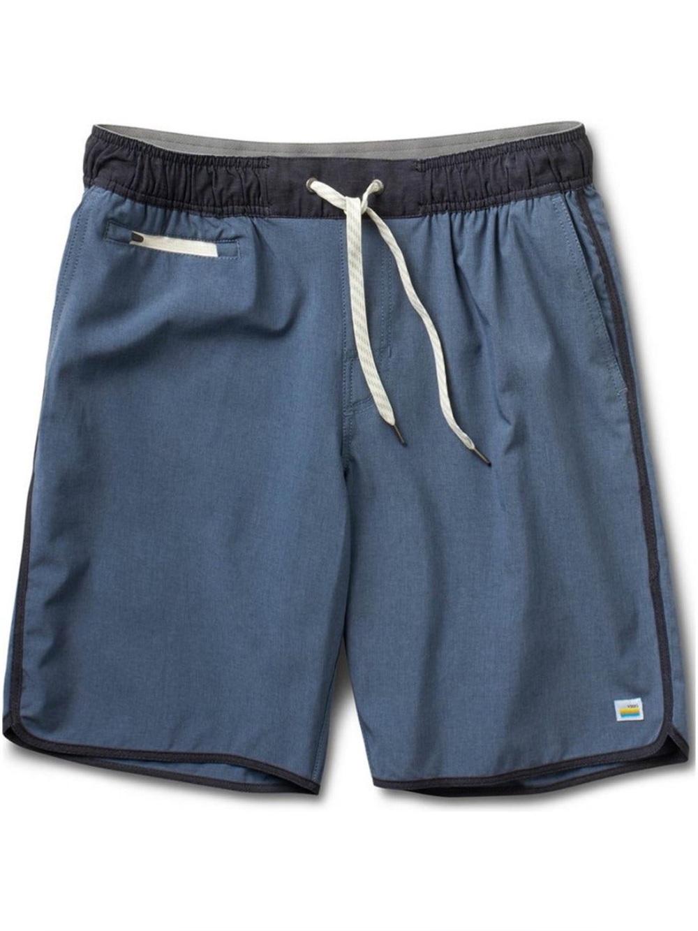 Vuori BANKS SHORTS Azure Linen Texture Men's Blue Size Small  Retails $78.00